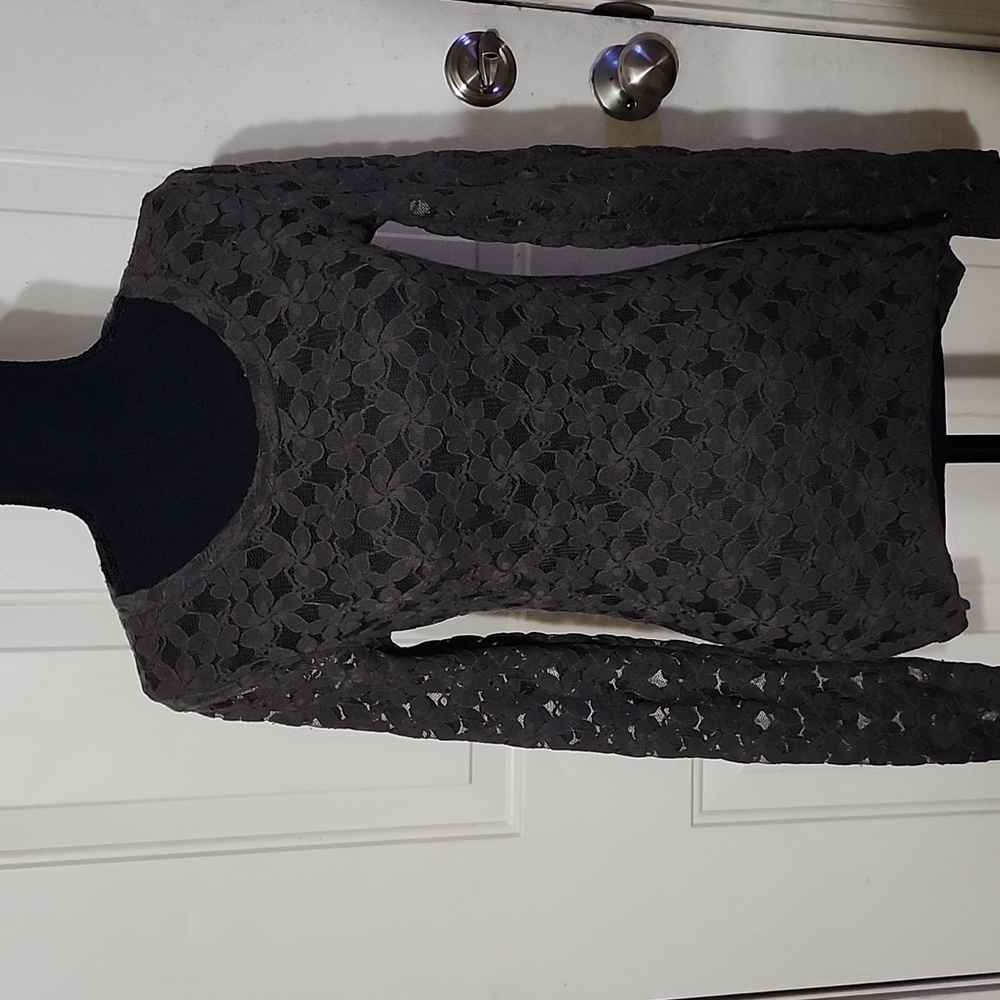 Eloise by Anthropologie Unconventional Lace Top Whimisigoth - Picture 5 of 6